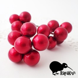 Kule połyskujące 15 mm czerwone 6 szt. Kule połyskujące 15 mm czerwone 6 szt.