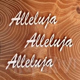 Alleluja - napis 5,5 cm