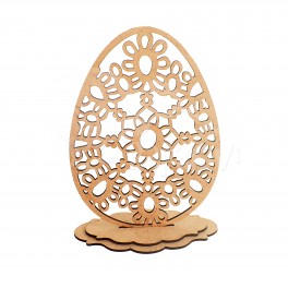 Jajko stojące koronkowe duże 3D