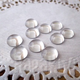 Kaboszony szklane 11 mm - 10 szt. Kaboszony szklane 11 mm - 10 szt.